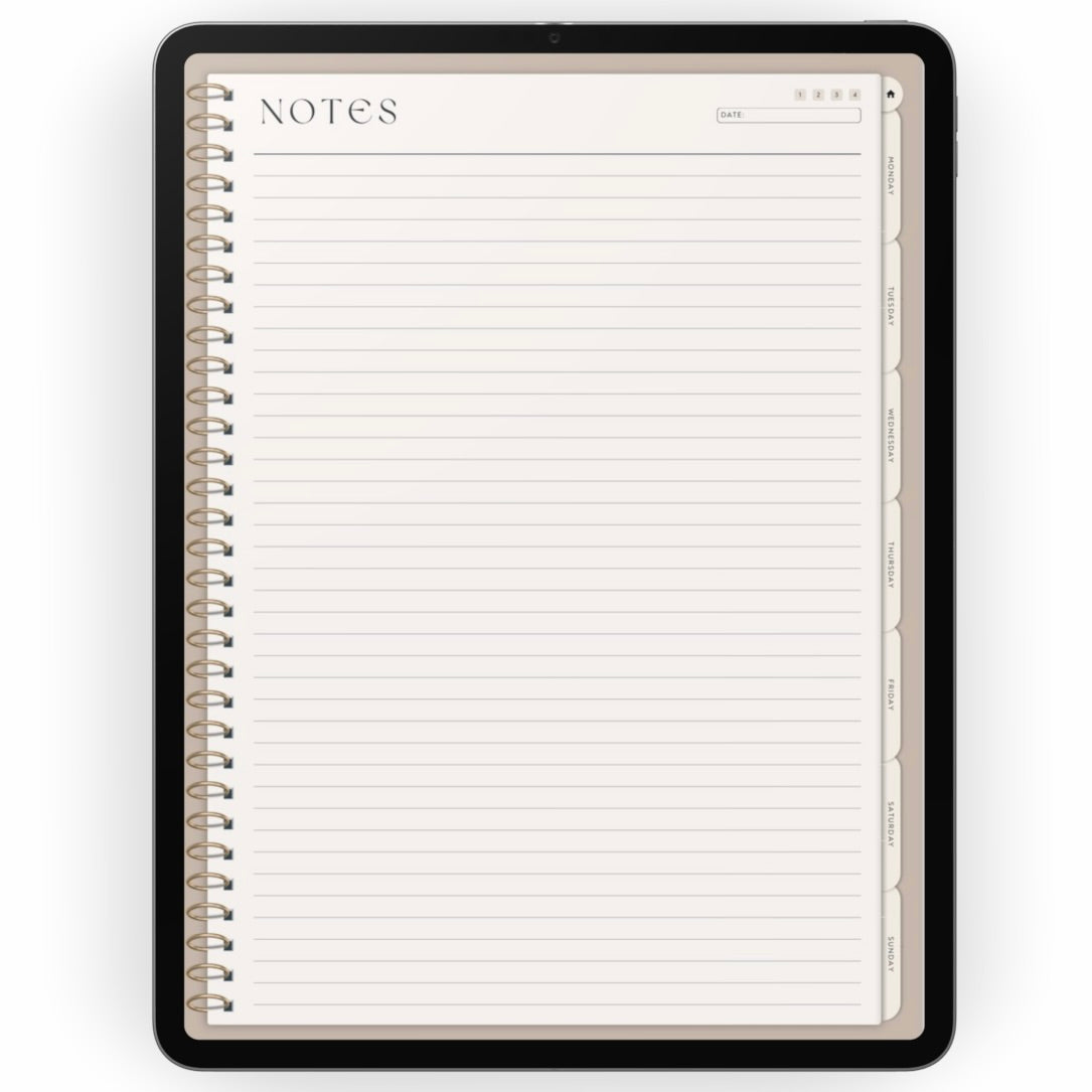 weekly planner
