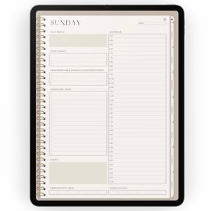 weekly planner